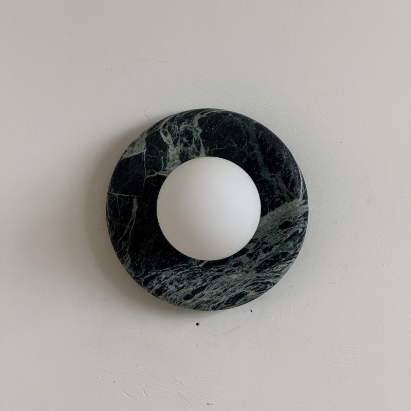 Gelso Dark Green Marble Sconce