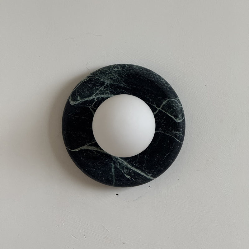 Gelso Dark Green Marble Sconce
