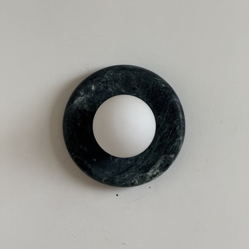Gelso Dark Green Marble Sconce