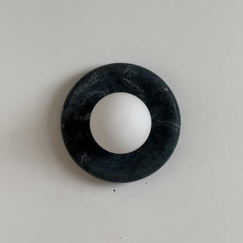 Gelso Dark Green Marble Sconce