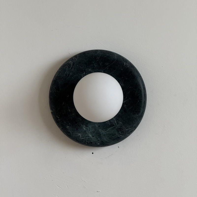 Gelso Dark Green Marble Sconce