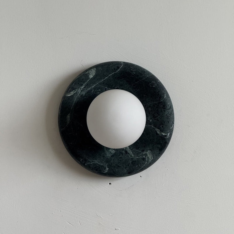 Gelso Dark Green Marble Sconce