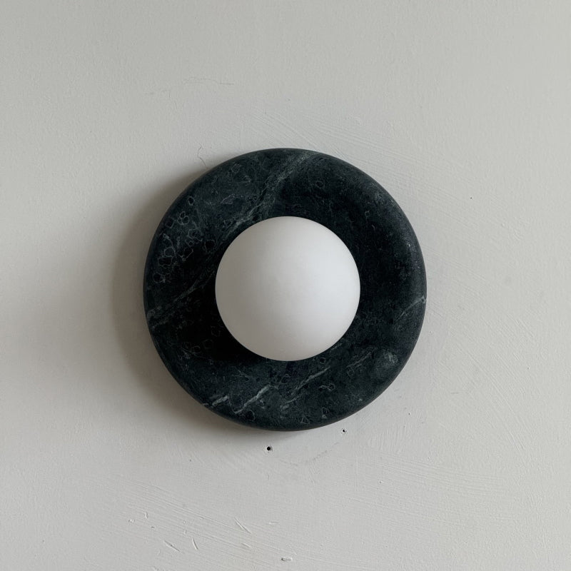Gelso Dark Green Marble Sconce