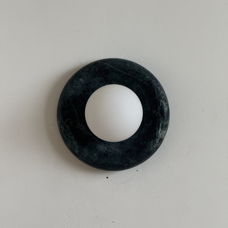 Gelso Dark Green Marble Sconce