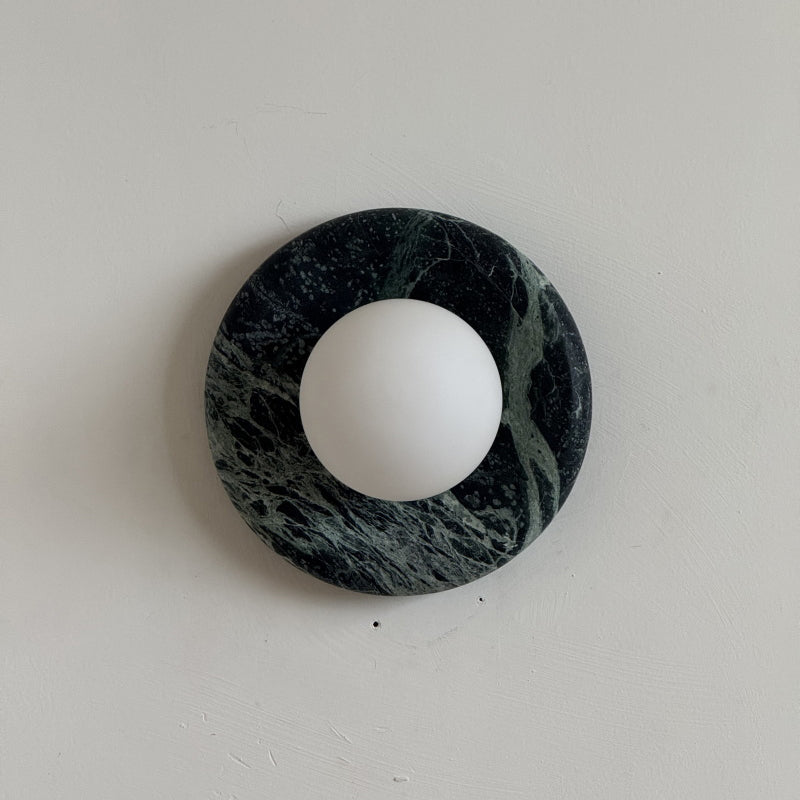 Gelso Dark Green Marble Sconce