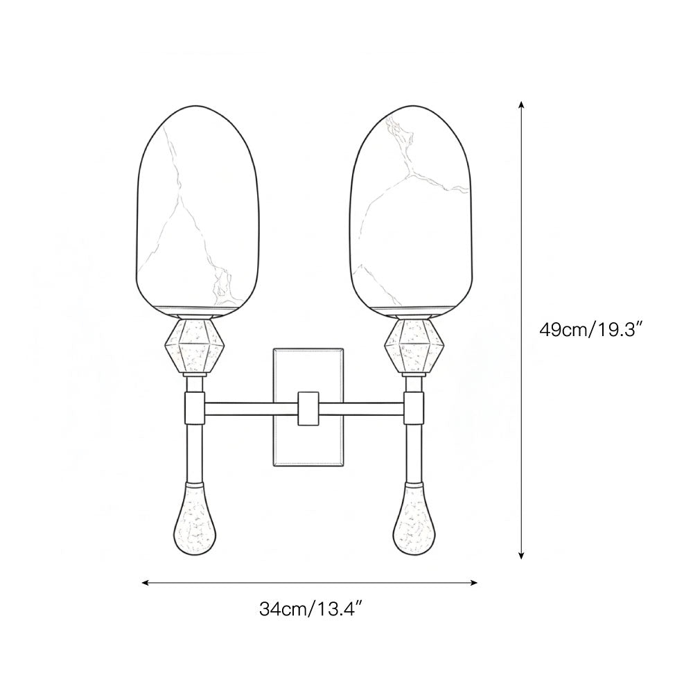 Marano Alabaster Wall Lamp