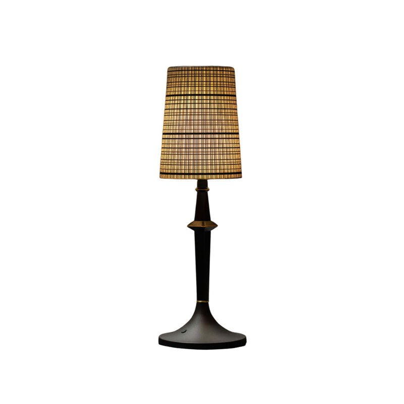 Fuoco Black Table Lamp (Built-in Battery)