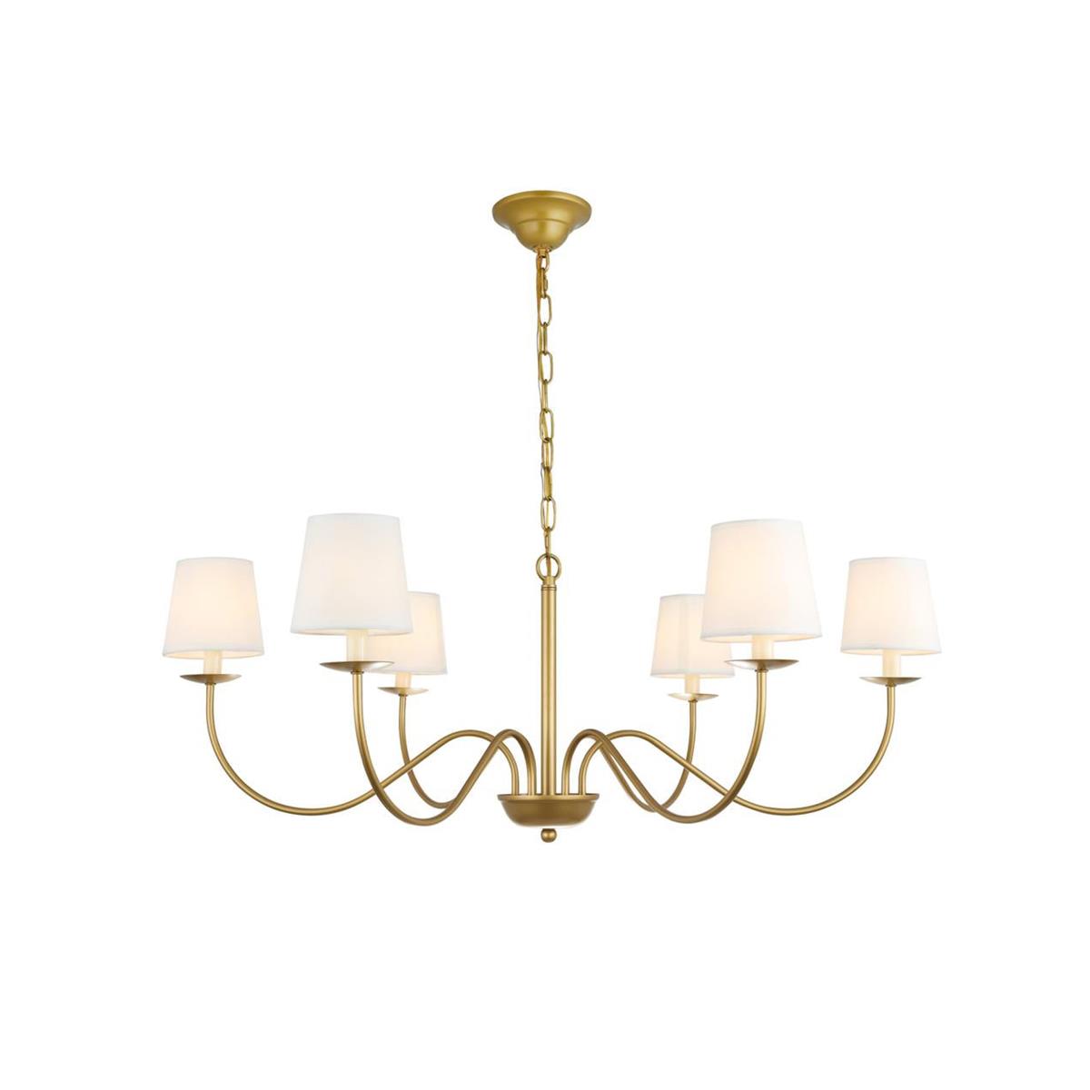Notte Brass Chandelier