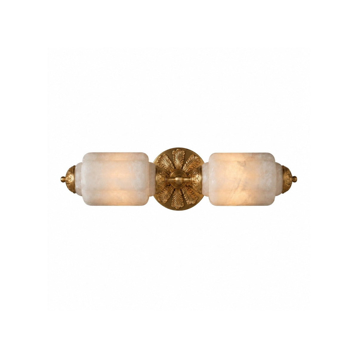 Edera Alabaster Scallop Wall Sconce