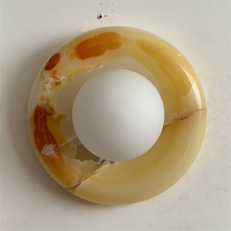 Gelso Cyan Onyx Sconce