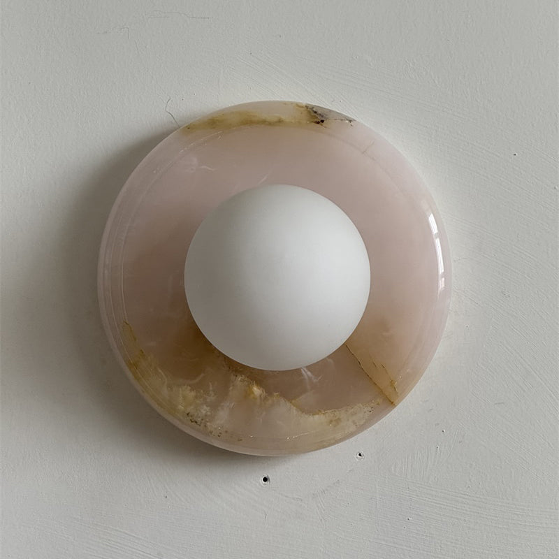 Gelso Onyx Pink Wall Sconce