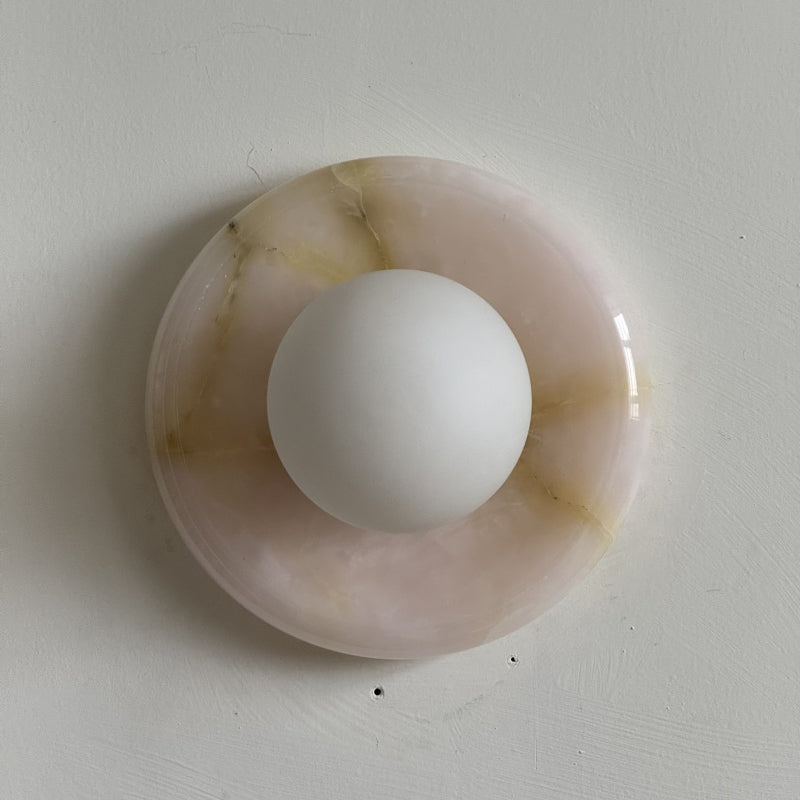 Gelso Onyx Pink Wall Sconce