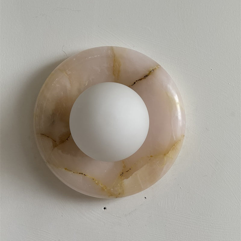 Gelso Onyx Pink Wall Sconce
