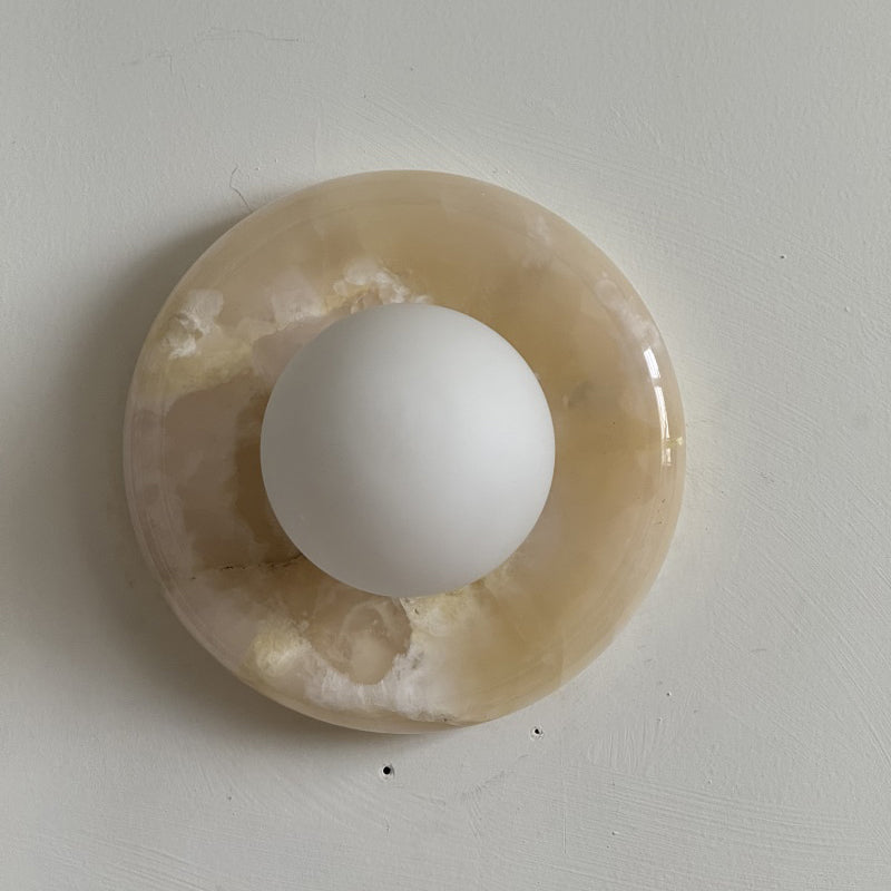 Gelso Onyx Pink Wall Sconce