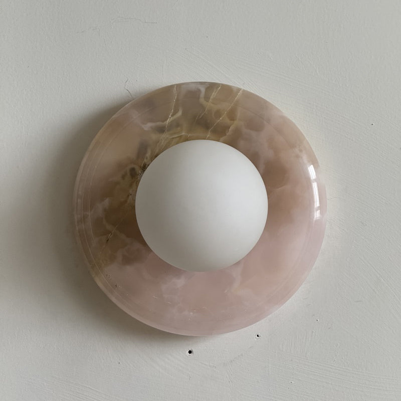 Gelso Onyx Pink Wall Sconce
