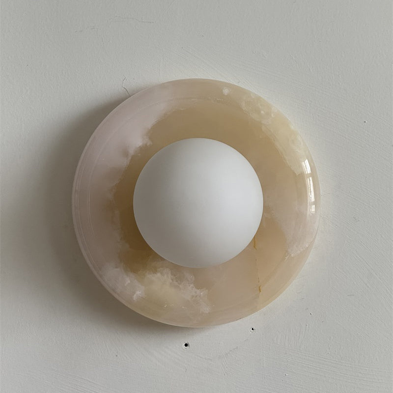 Gelso Onyx Pink Wall Sconce