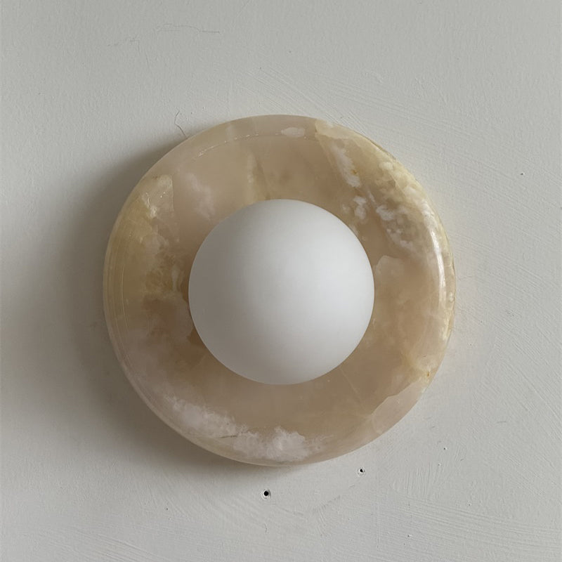 Gelso Onyx Pink Wall Sconce