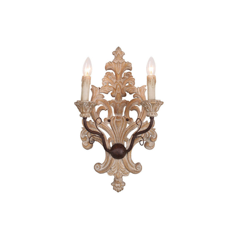 Virgesco Wood Wall Lamp
