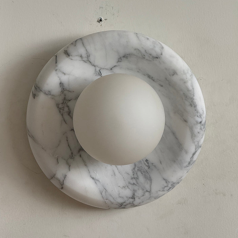 Gelso Marble White Sconce
