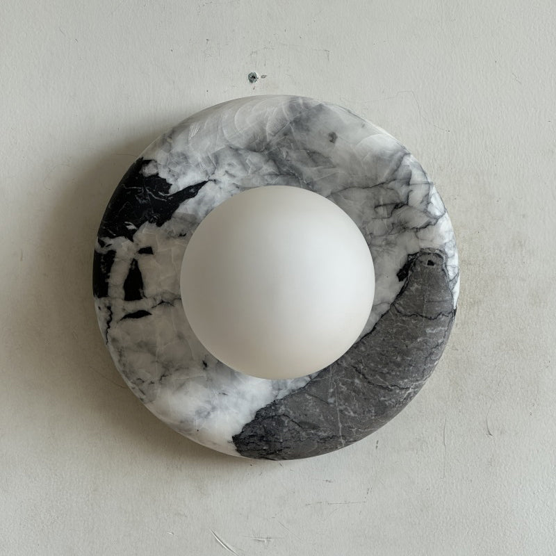 Gelso Marble Black Sconce