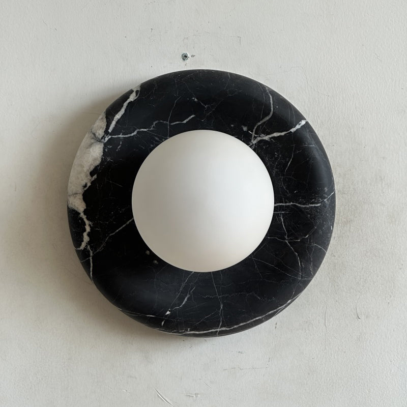 Gelso Marble Black Sconce