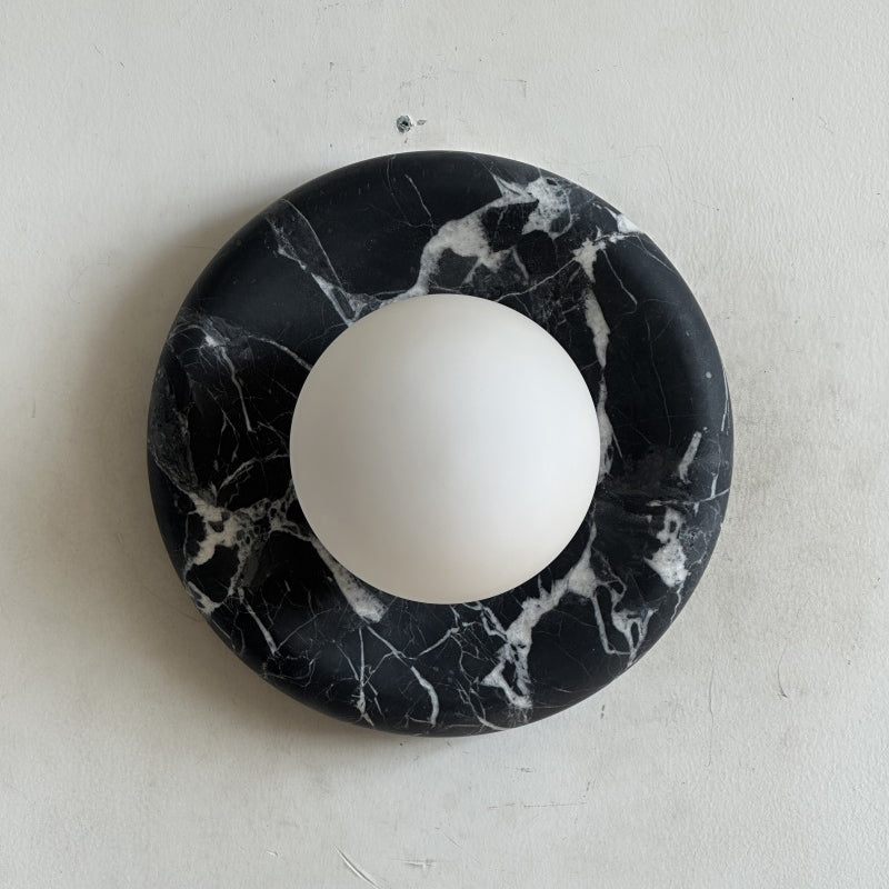 Gelso Marble Black Sconce