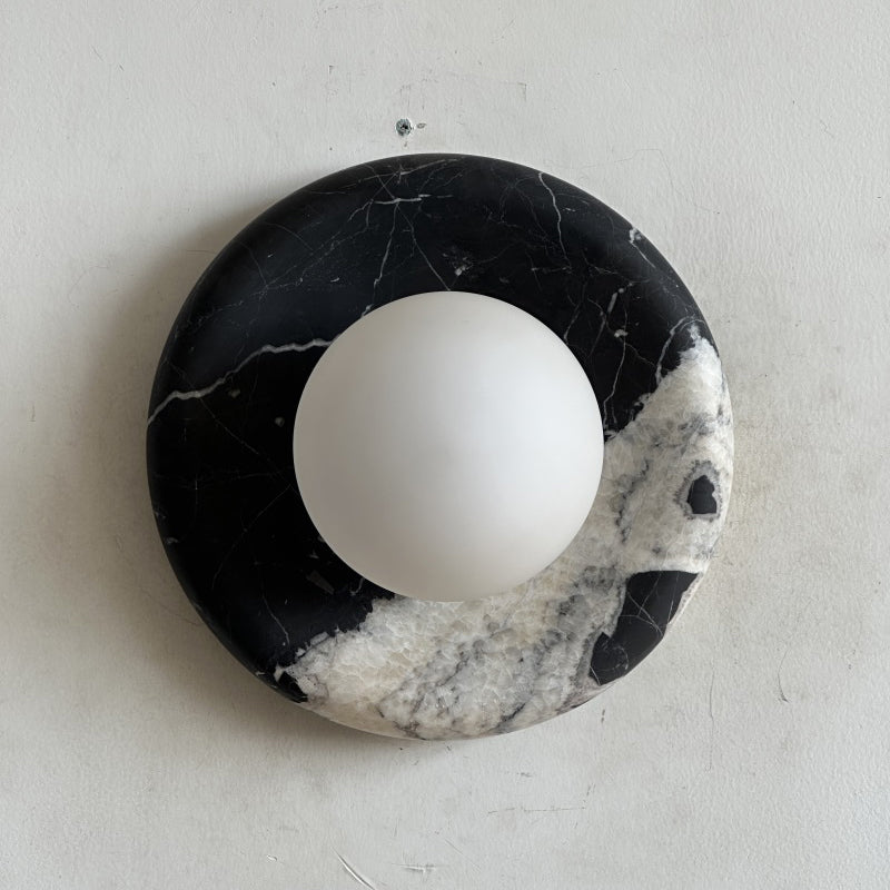 Gelso Marble Black Sconce