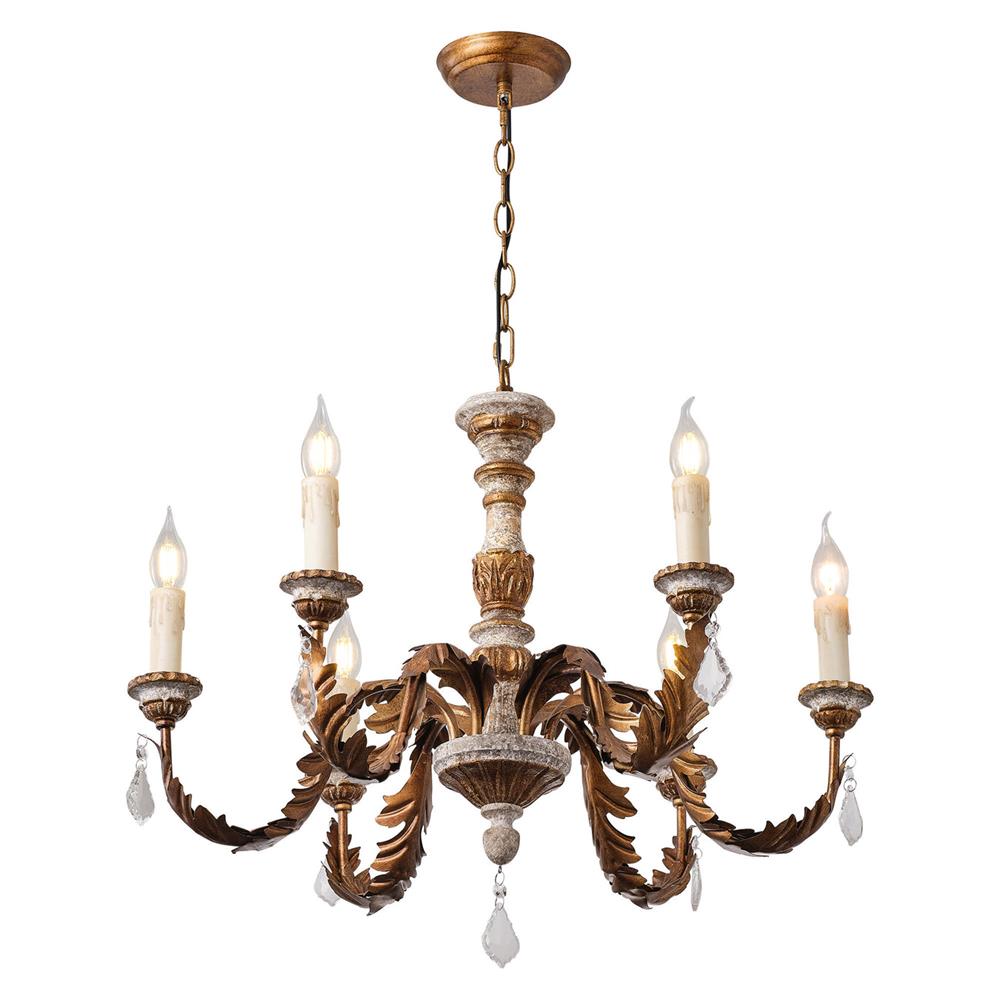 Vernana Wood Chandelier
