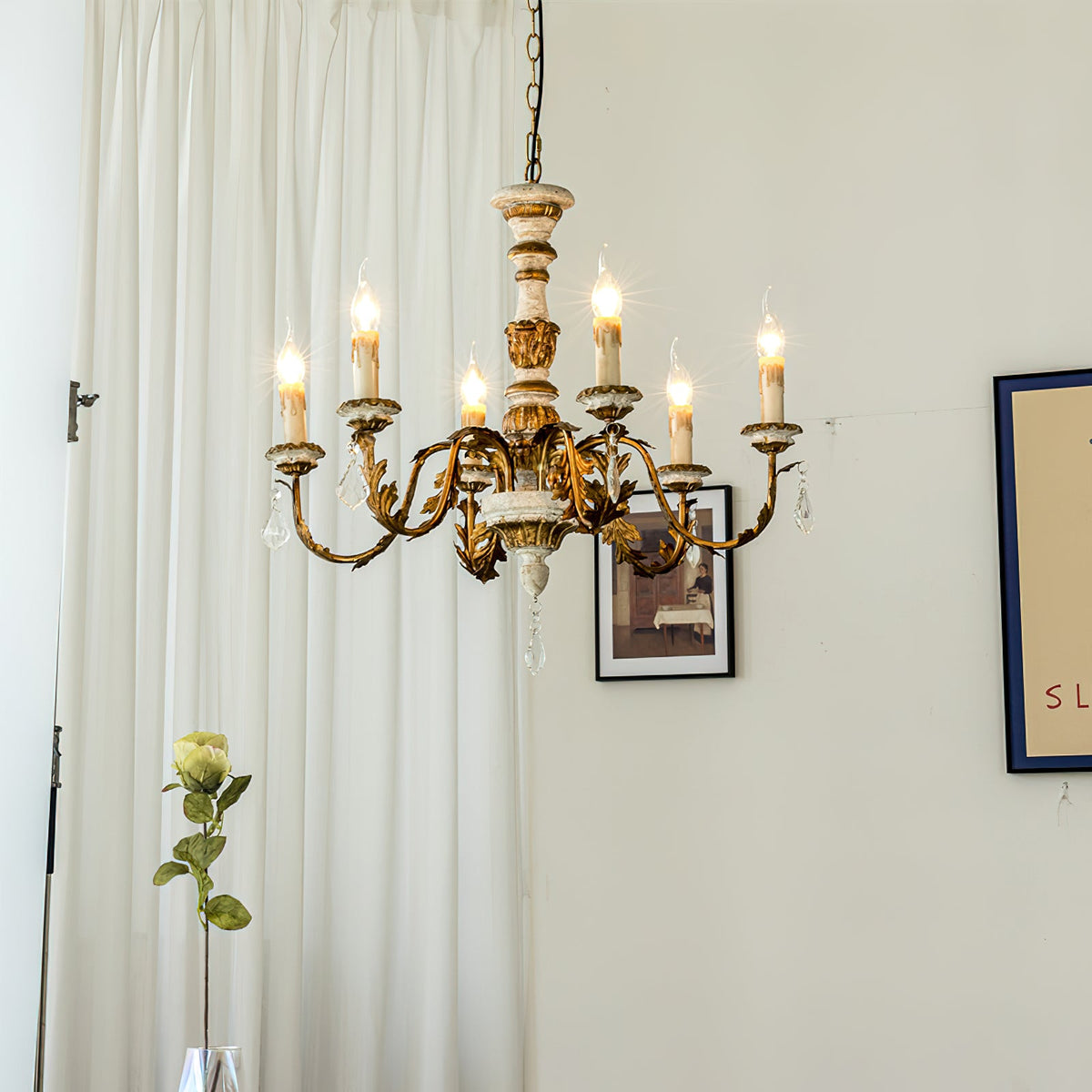 Vernana Wood Chandelier