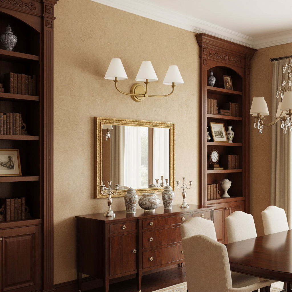 Cantico Brass Wall Lamp