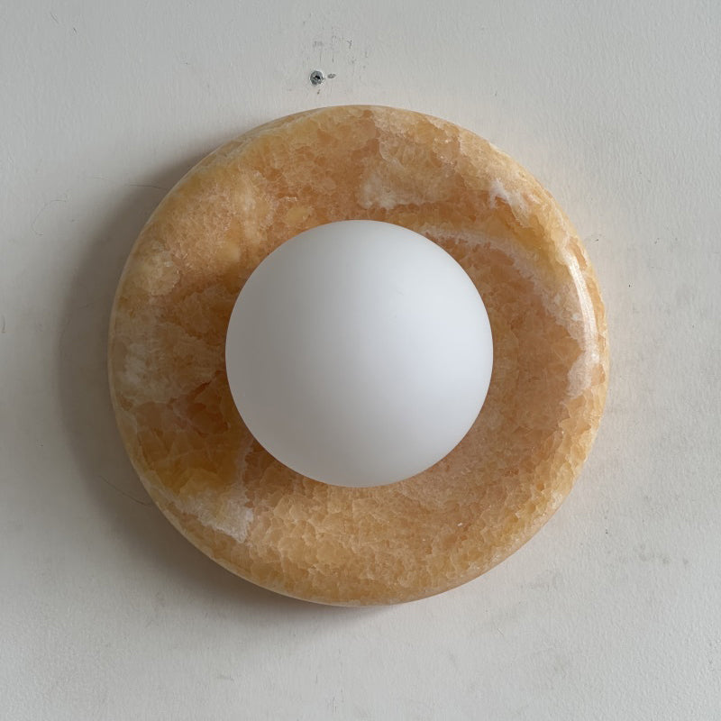 Gelso Yellow Onyx Sconce