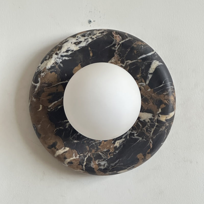 Gelso Marble Black Sconce
