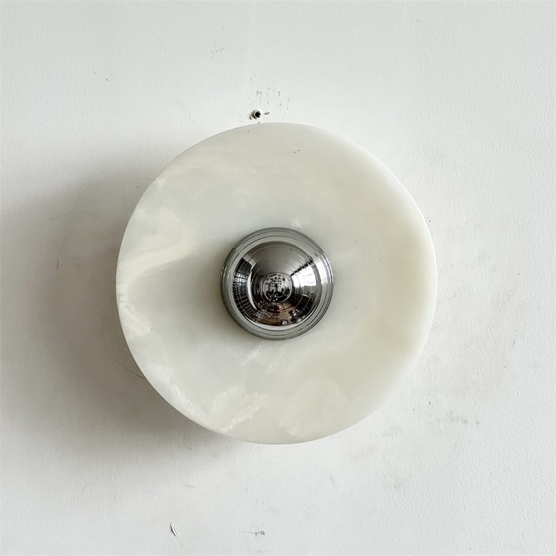 Ulmena Onyx Round Wall Lamp