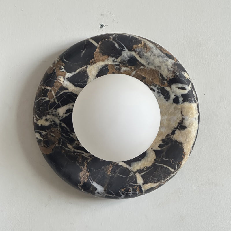 Gelso Marble Black Sconce