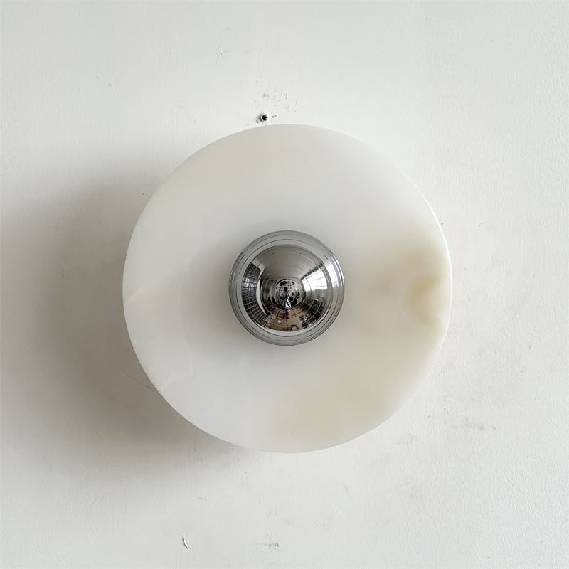Ulmena Onyx Round Wall Lamp