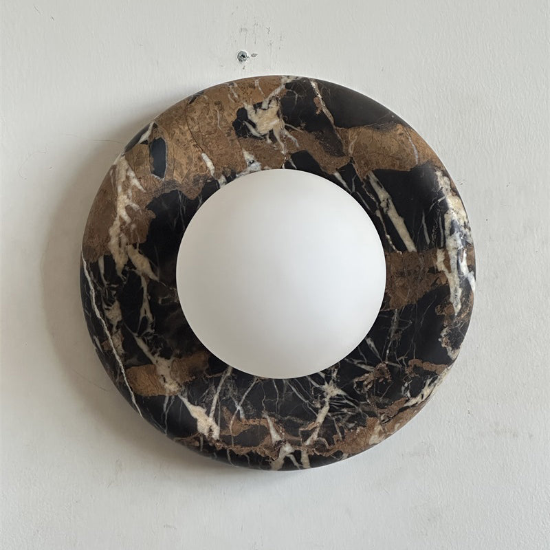 Gelso Marble Black Sconce