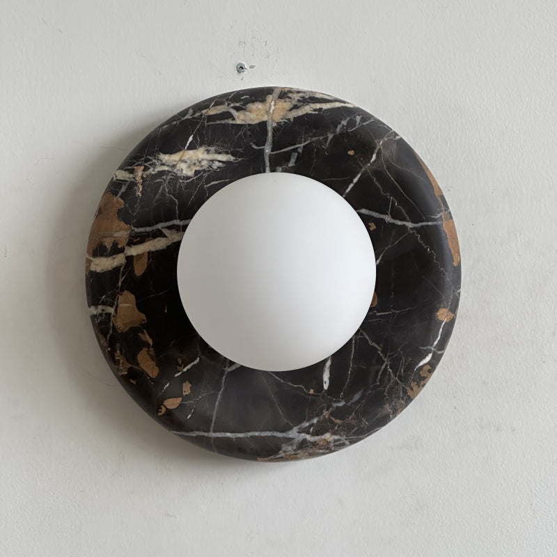 Gelso Marble Black Sconce