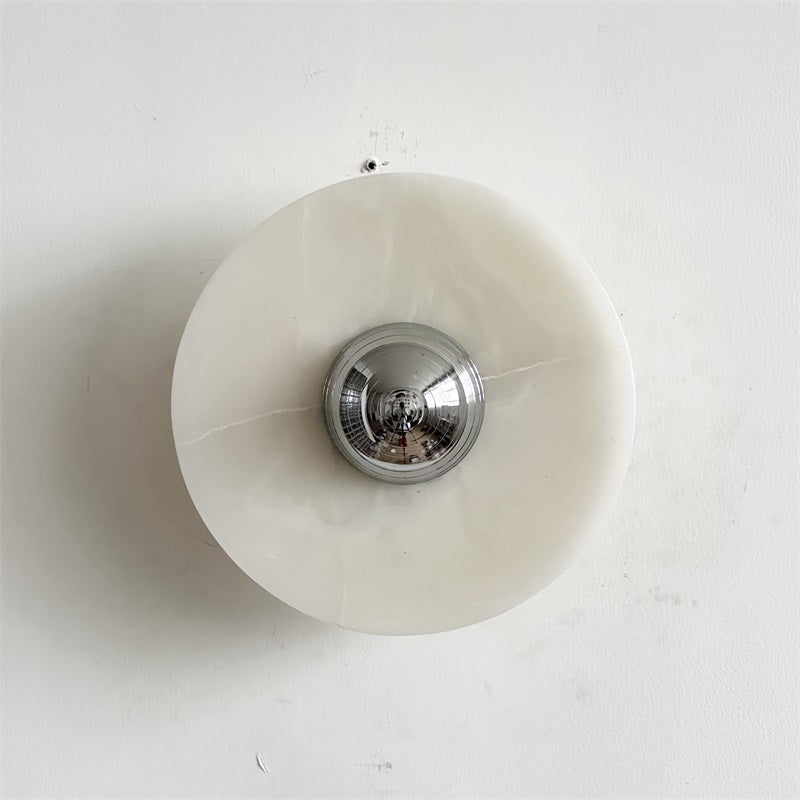 Ulmena Onyx Round Wall Lamp