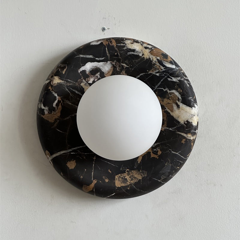 Gelso Marble Black Sconce