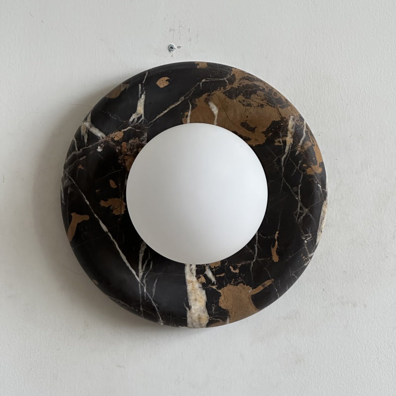 Gelso Marble Black Sconce