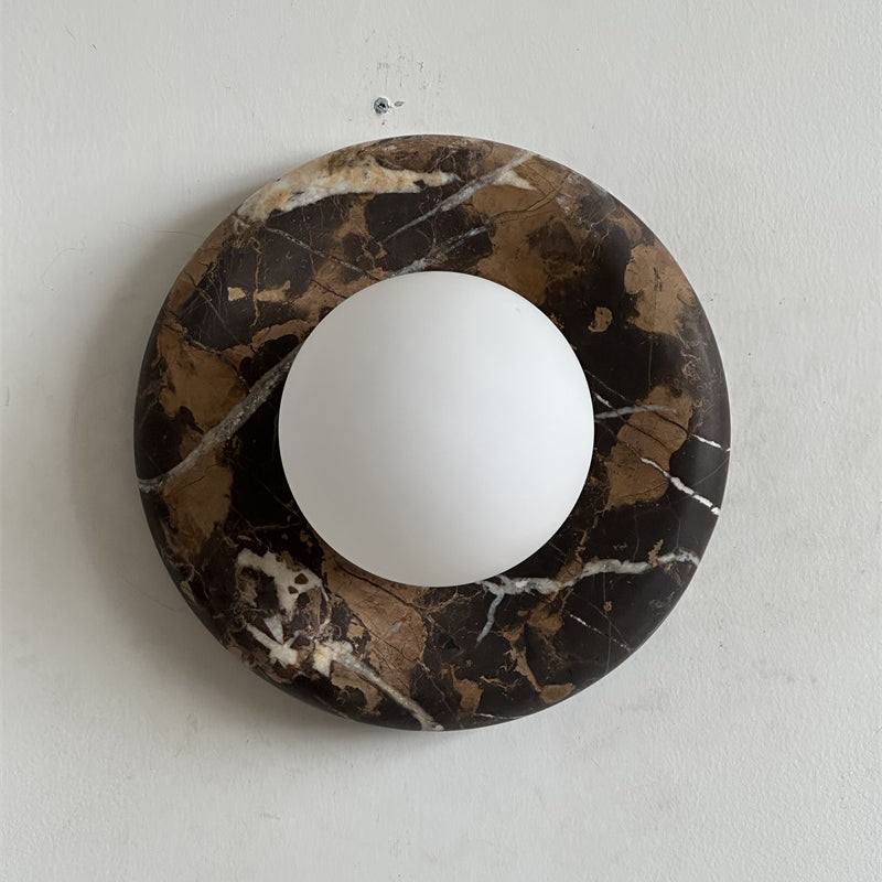 Gelso Marble Black Sconce