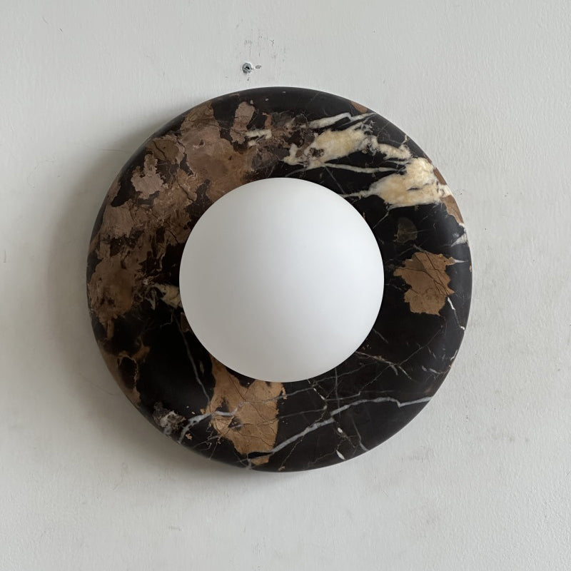 Gelso Marble Black Sconce