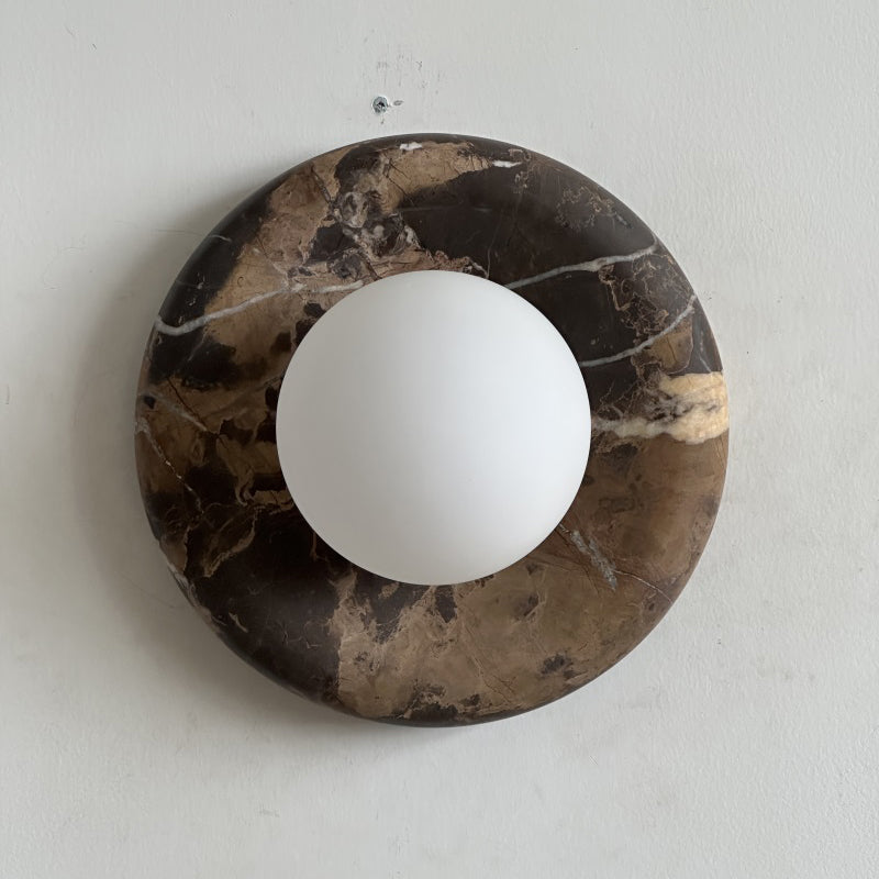 Gelso Marble Black Sconce