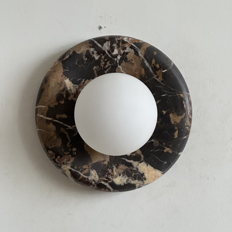 Gelso Marble Black Sconce