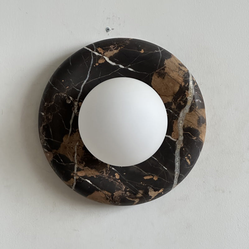 Gelso Marble Black Sconce