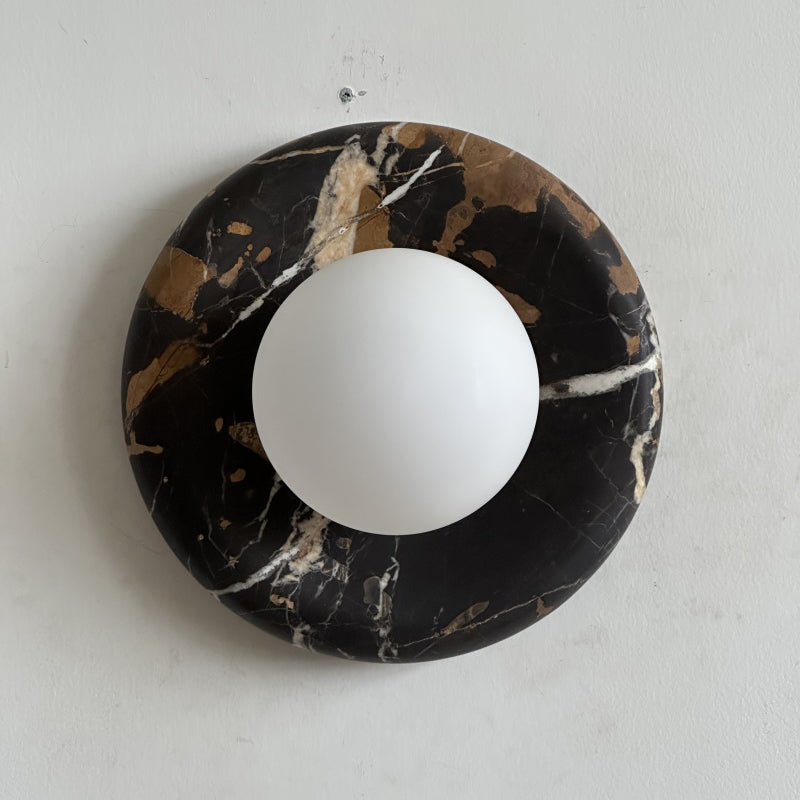 Gelso Marble Black Sconce