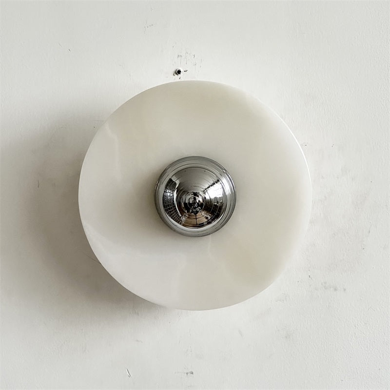 Ulmena Onyx Round Wall Lamp
