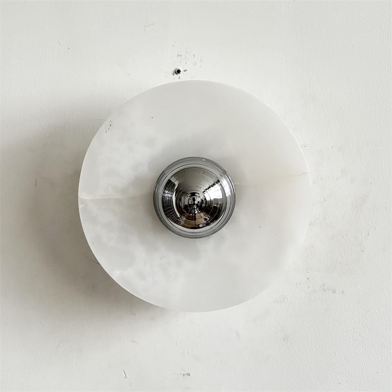 Ulmena Onyx Round Wall Lamp
