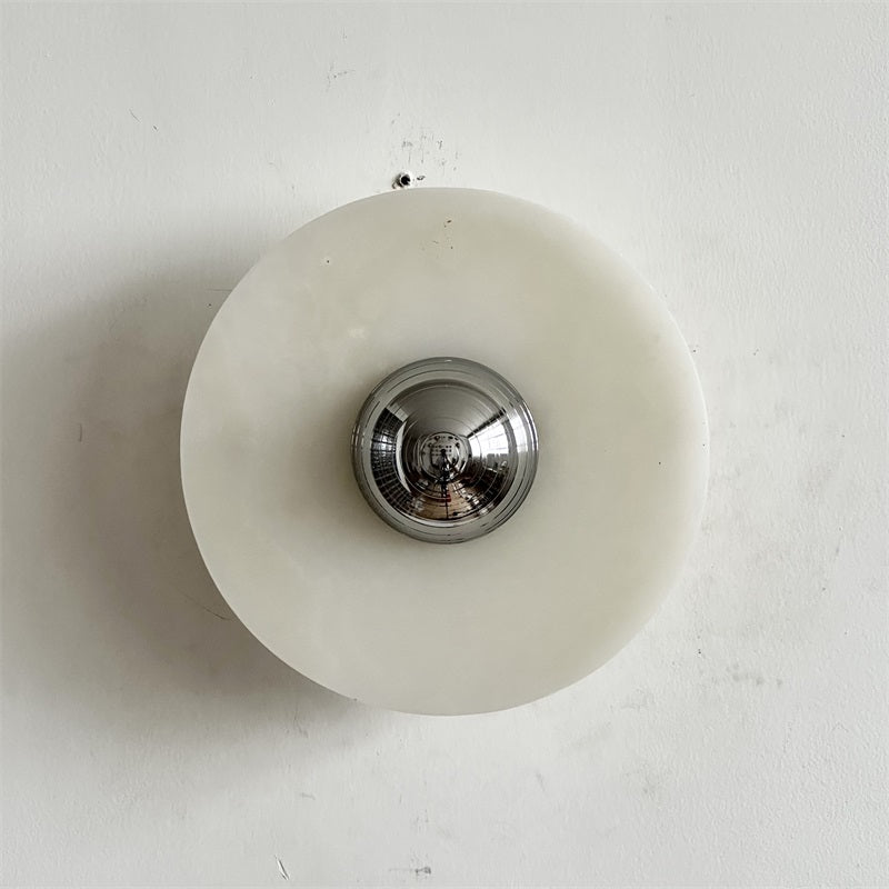 Ulmena Onyx Round Wall Lamp