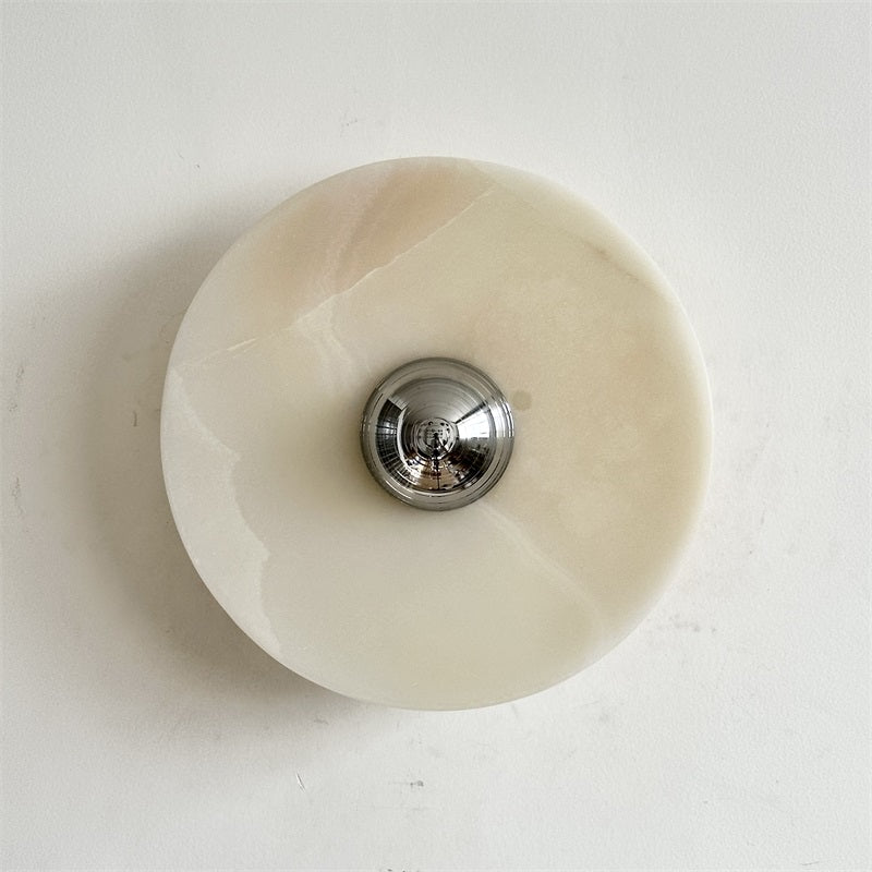 Ulmena Onyx Round Wall Lamp